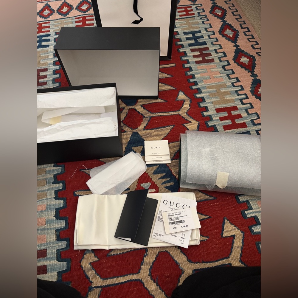 Gucci Dionysus Mini Leather Chain Wallet - Picture 2 of 16